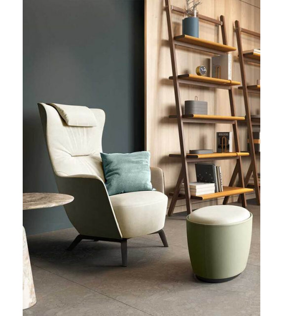 Mamy Blue Fixed Armchair Poltrona Frau