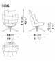Husk H3G B&B Italia Fauteuil