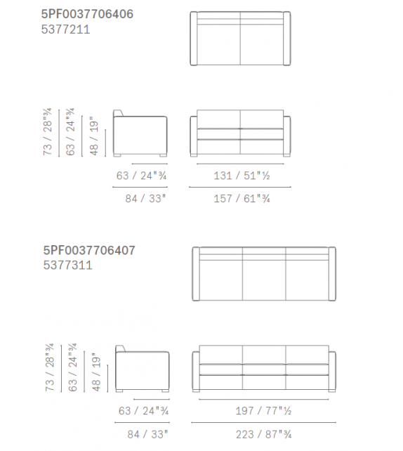 Linea A Poltrona Frau Sofa
