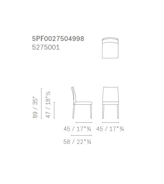 Liz Poltrona Frau Chaise