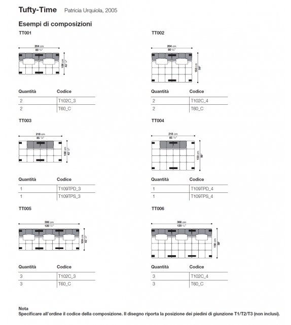 Tufty-Time B&B Italia Modulsofa