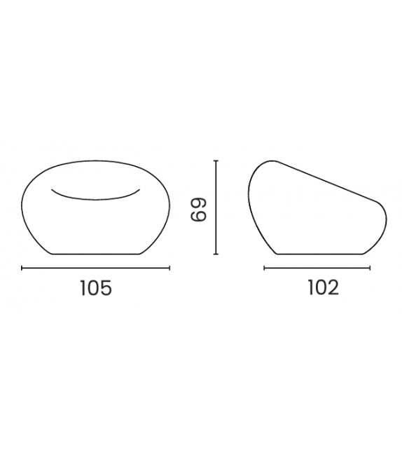 Listo para entregar - Nami Butaca Qeeboo