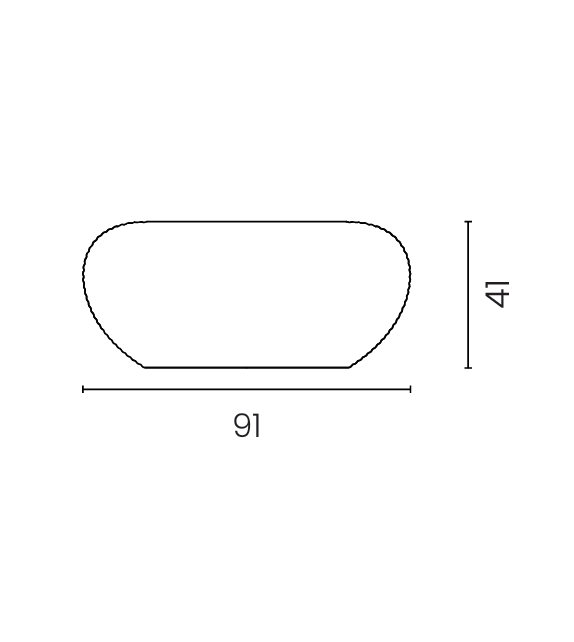 Prêt pour l'expédition - Nami Table Basse Qeeboo