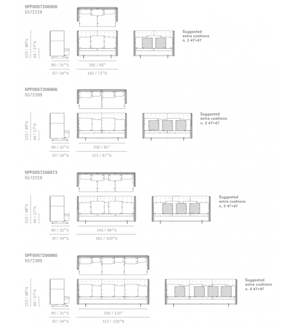 GranTorino HB Poltrona Frau Divano