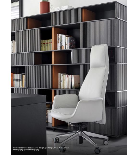 Downtown President Silla Giratoria Poltrona Frau