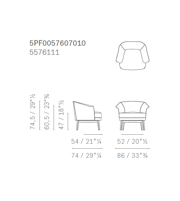 Nivola Poltrona Frau Fauteuil