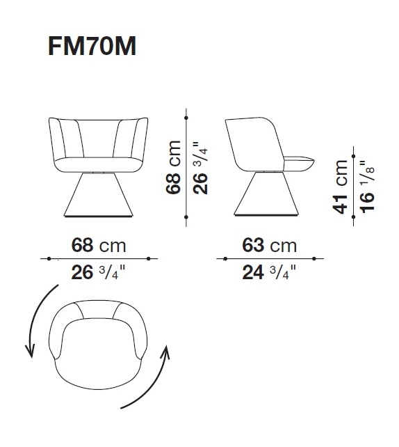 Flair O' B&B Italia Chair