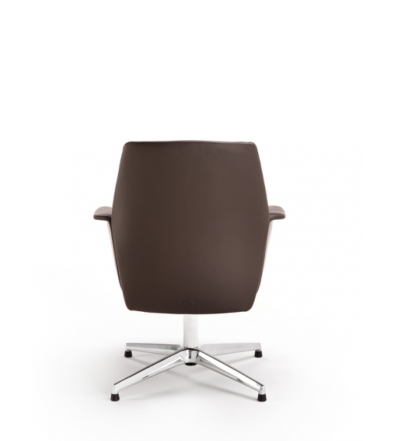 Downtown Visitor Swivel Chair Poltrona Frau