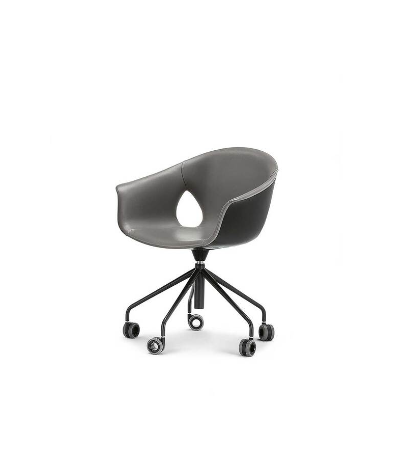 Ginger Ale Office Armchair 5-Spoke Poltrona Frau