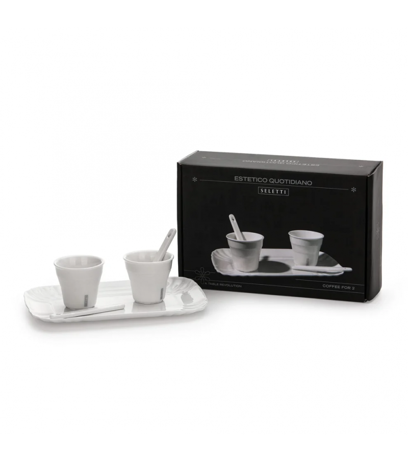Estetico Quotidiano Coffee Seletti Juego 2 Tazas