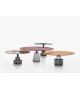 Menhir B+E with Lacquered Top Acerbis Coffee Table