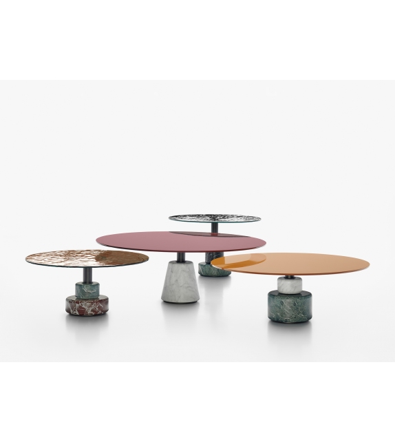 Menhir B+E avec Plateau Laqué Acerbis Table Basse