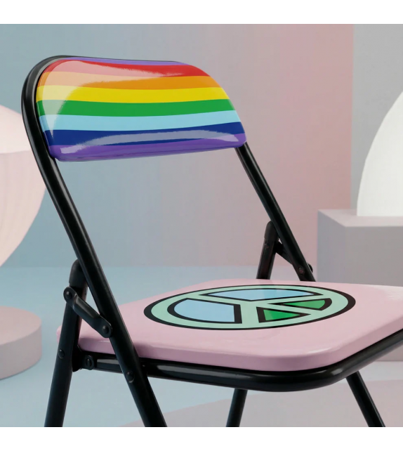 Pronta consegna - Peace Seletti Sedia Pieghevole
