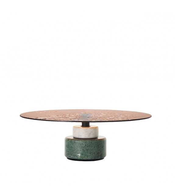 Menhir B+E avec Plateau en Verre Acerbis Table Basse