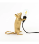 Mouse Gold Seletti Lámpara de Mesa