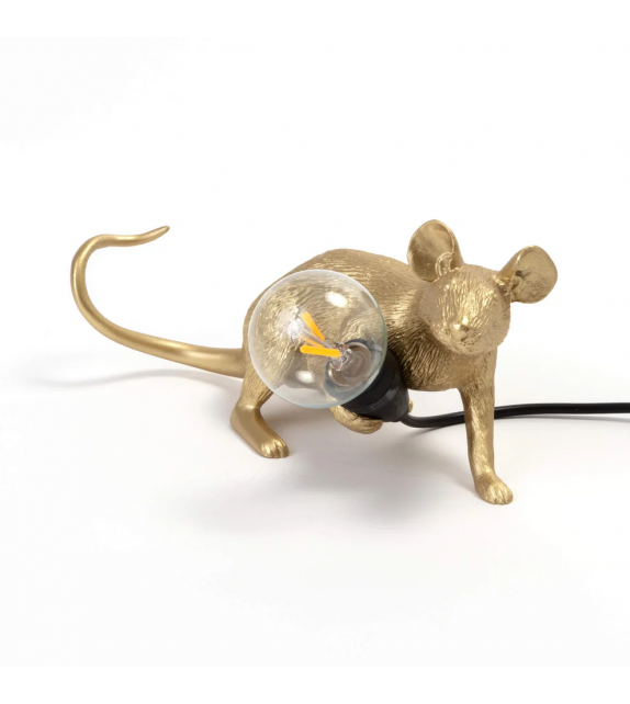 Mouse Gold Seletti Lampe de Table