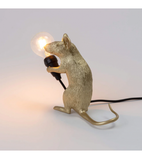 Mouse Gold Seletti Lampe de Table