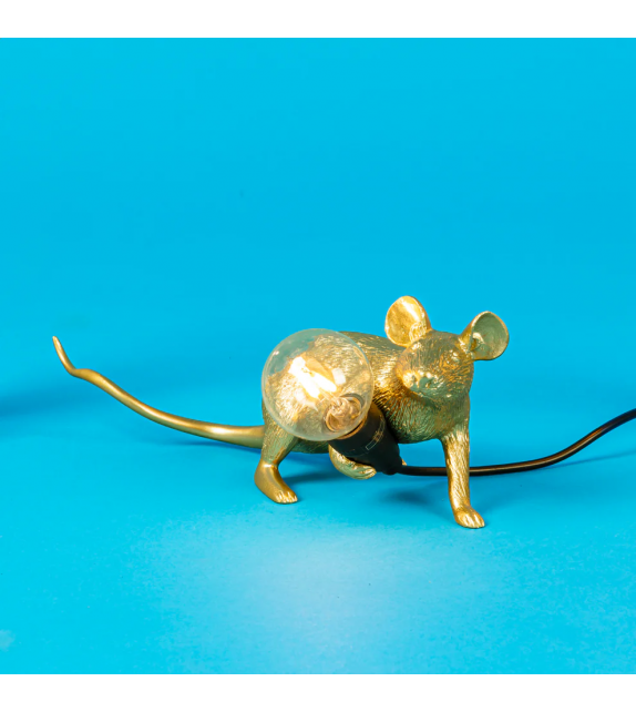 Mouse Gold Seletti Lampe de Table