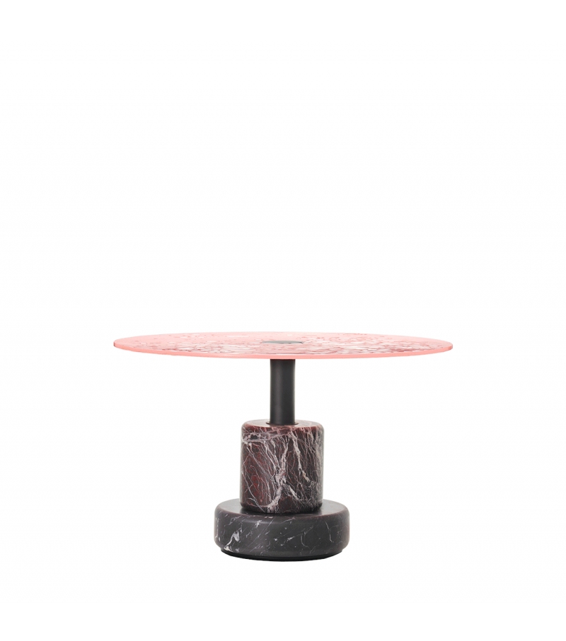 Menhir C+D con Piano in Vetro Acerbis Tavolino