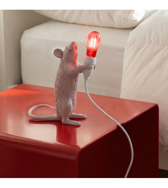 Mouse Heart Seletti Lámpara de Mesa