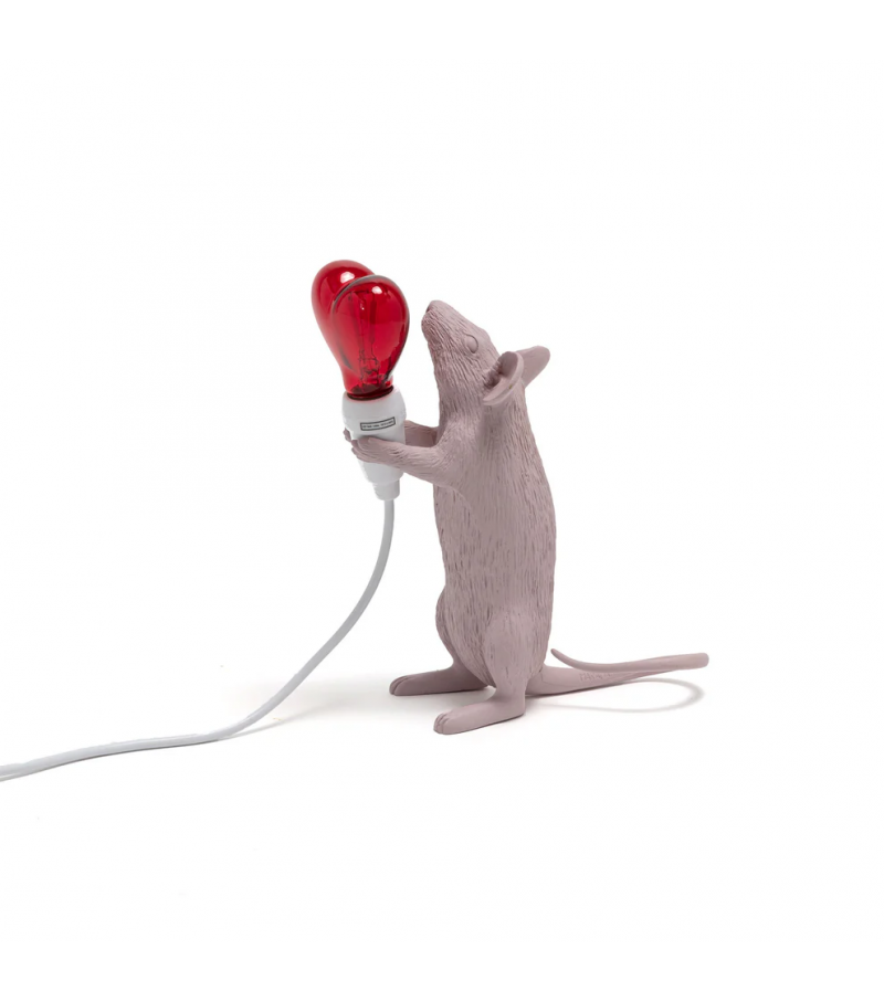 Mouse Heart Seletti Lámpara de Mesa