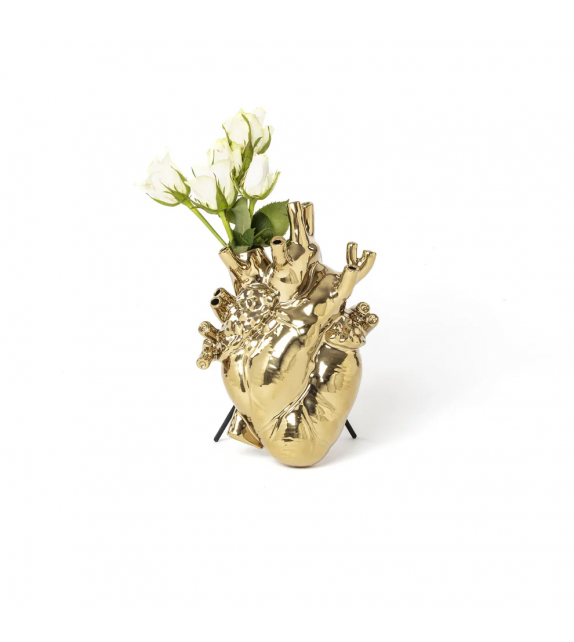 Love in Bloom Gold Seletti Vase