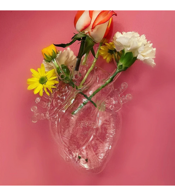 Seletti Vase Love in Bloom Transparent