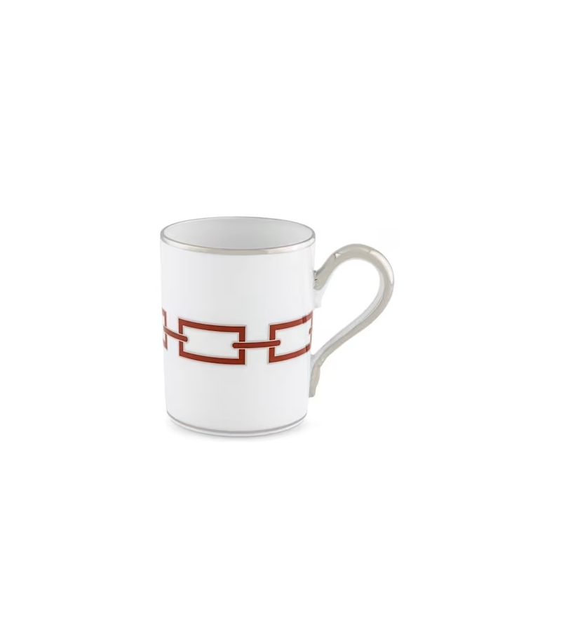 Tazza Catene Scarlatto Ginori 1735
