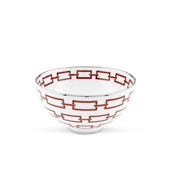 Coppa Gio Ponti Catene Scarlatto Ginori 1735 Bol