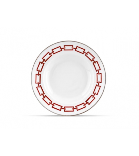 Piatto Fondo Catene Scarlatto Ginori 1735 Plato