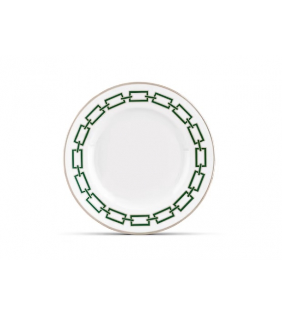 Piatto Dessert Catene Smeraldo Ginori 1735 Plato