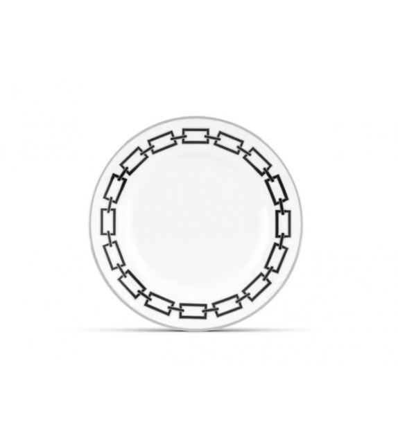 Piatto Dessert Catene Nero Ginori 1735 Assiette