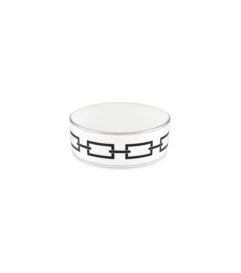 Scatola Talco Catene Nero Ginori 1735 Round Box