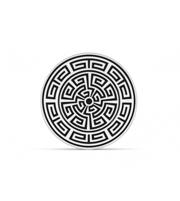 Piatto Dessert Labirinto Nero Ginori 1735 Teller