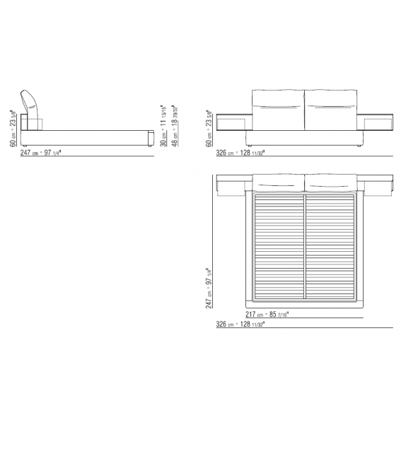 Pronta consegna - Newbridge Flexform Letto