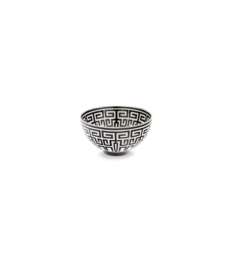 Coppa Gio Ponti Labirinto Nero Ginori 1735 Bowl