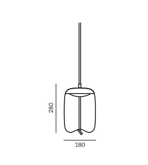 Listo para entregar - Knot Small  Brokis Lámpara de Suspensión