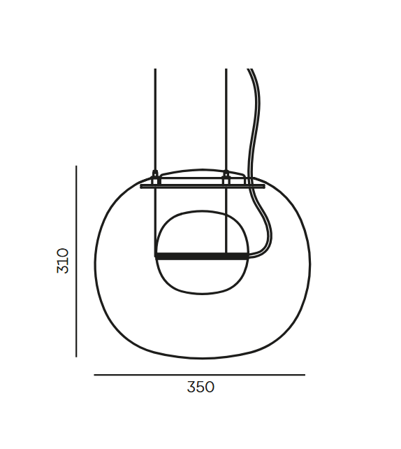 Ready for shipping - Big One Brokis Pendant Lamp