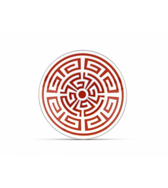 Piatto Caffè Labirinto Scarlatto Ginori 1735 Untertasse