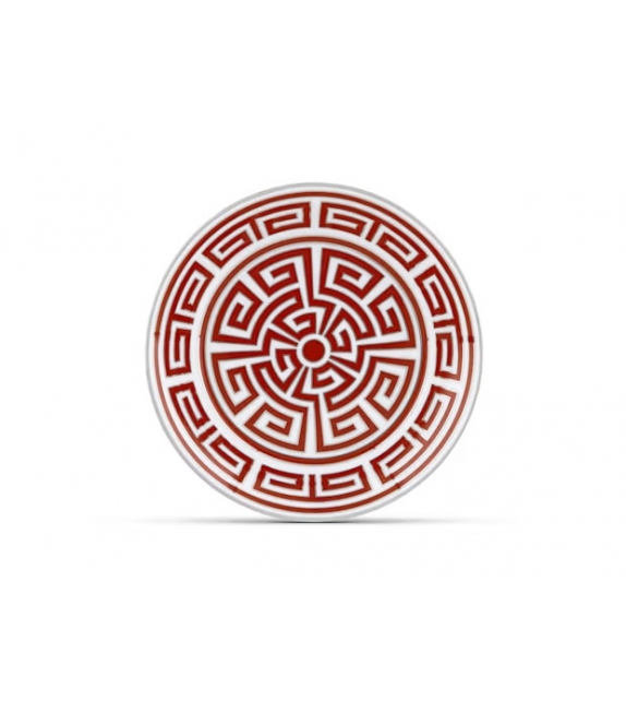 Piatto Tè Labirinto Scarlatto Ginori 1735 Platillo