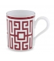 Tazza Labirinto Scarlatto Ginori 1735 Becher