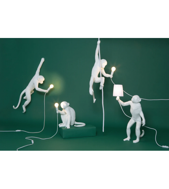 The Monkey Seletti Lámpara de Pared - Mano Izquierda Colgando