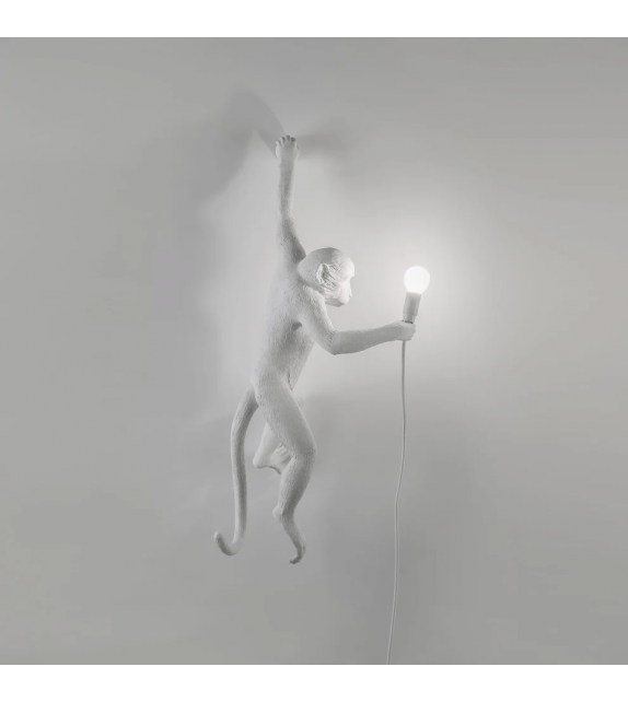 The Monkey Seletti Wall Lamp - Hanging Left Hand