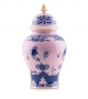Vase Potiche con Coperchio Oriente Italiano Azalea Ginori 1735