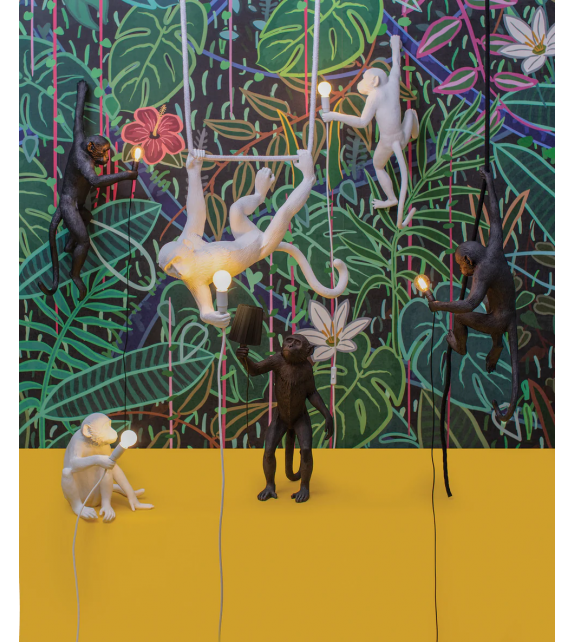 The Monkey Left Hand Seletti Wall Lamp