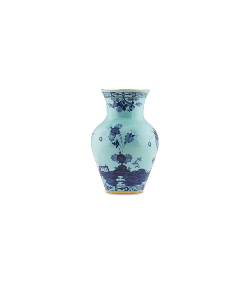 Ming Oriente Italiano Iris Vase Ginori 1735