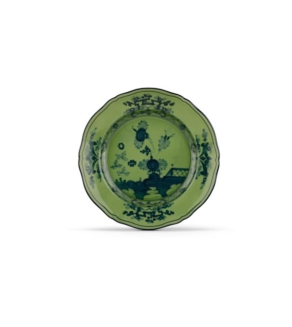 Piatto Dessert Oriente Italiano Malachite Ginori 1735 Assiette