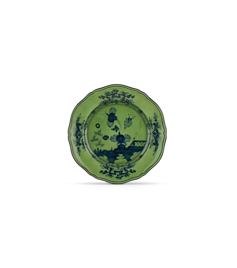 Piatto Oriente Italiano Malachite Ginori 1735