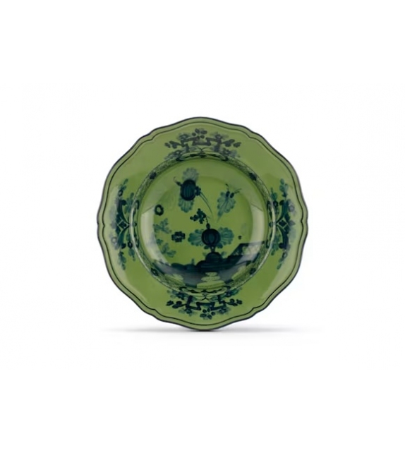 Piatto Fondo Oriente Italiano Malachite Ginori 1735 Plato