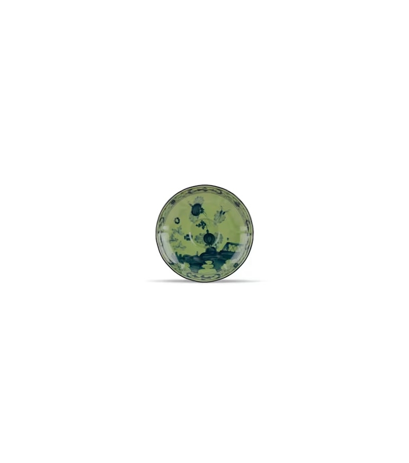Piatto Caffè Oriente Italiano Malachite Ginori 1735 Platillo